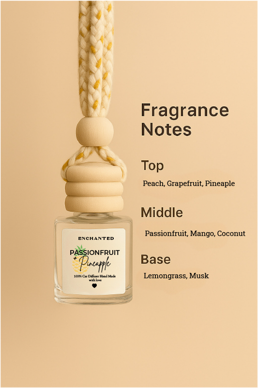 Enchanted Aromas Car Diffuser – Handmade | 6 Signature Scents