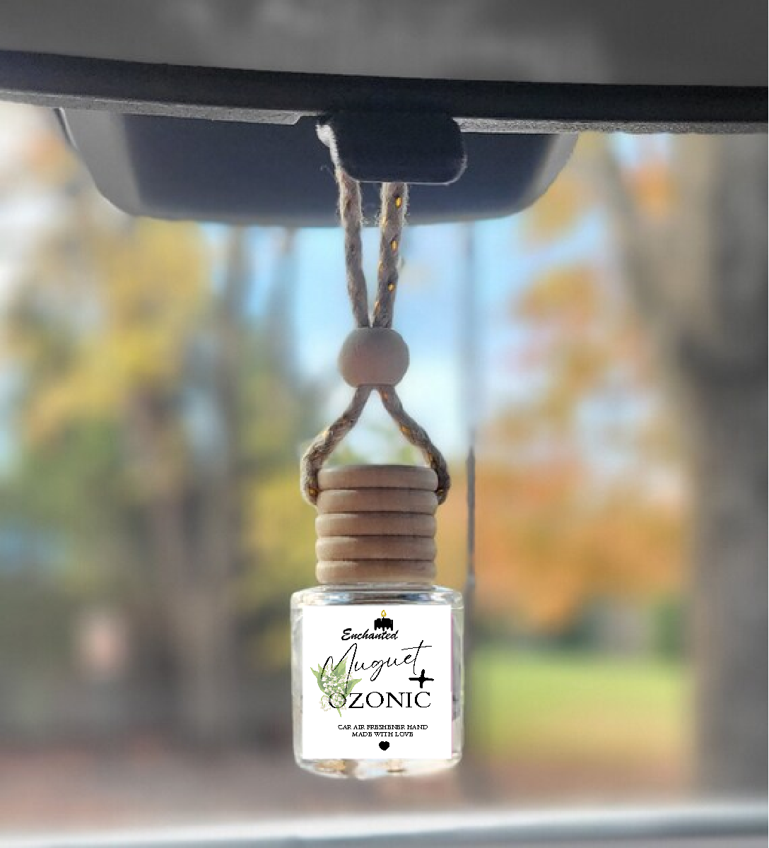 Muguet Element Car Air Freshener – Handcrafted with Love in the USA for a Long-Lasting, Luxurious Drive!