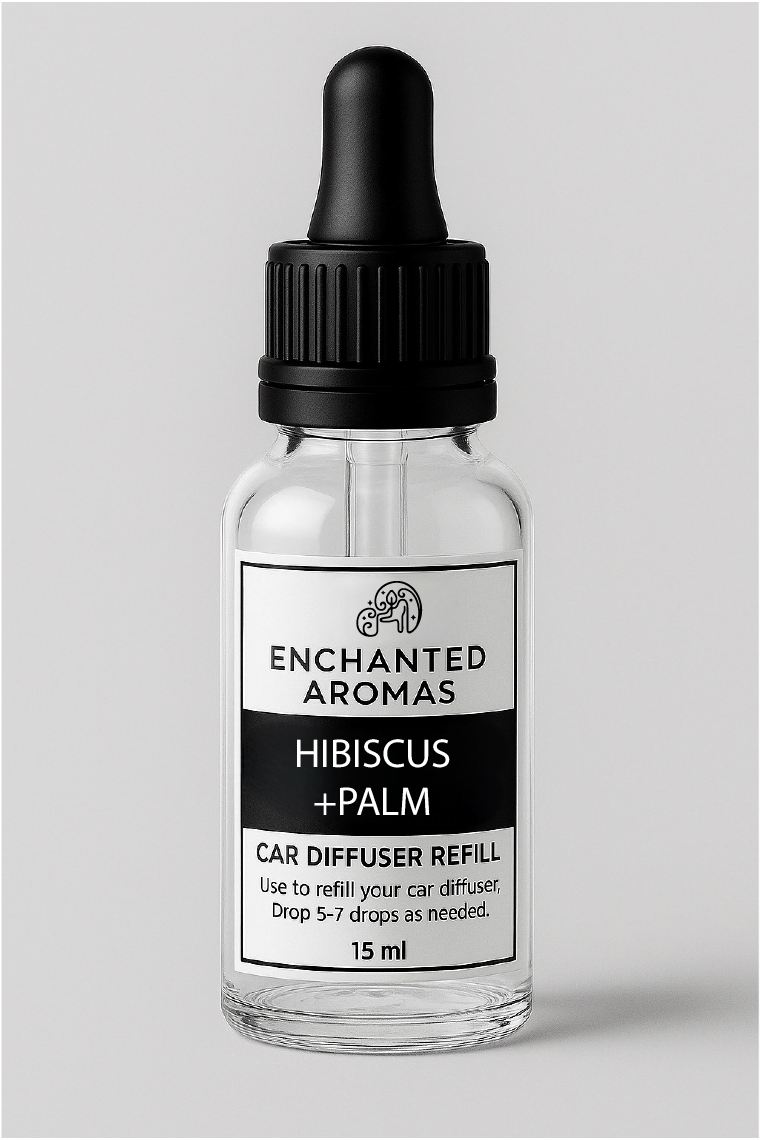Car Diffuser Refill Oil | 15ml Dropper Bottle