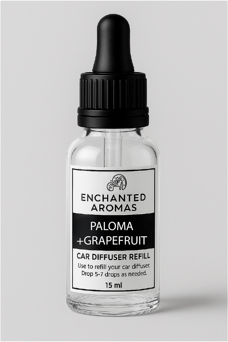Car Diffuser Refill Oil | 15ml Dropper Bottle